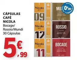E.Leclerc Cápsulas café nicola bocage/rossio/mundi promoção