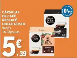 E.Leclerc Cápsulas de café Nescafé Dolce Gusto promoção