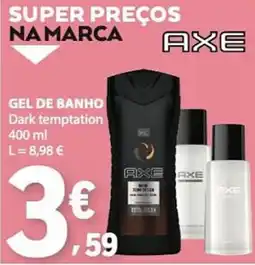 E.Leclerc Gel de banho axe dark temptation promoção