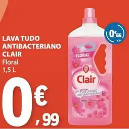 E.Leclerc lava tudo antibacteriano clair floral promoção