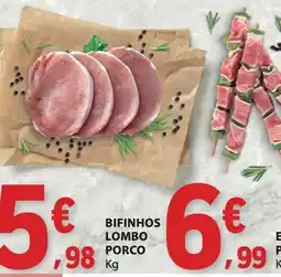 E.Leclerc Bifinhos lombo porco promoção