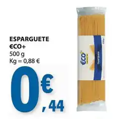E.Leclerc esparguete eco+ promoção