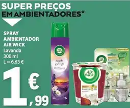 E.Leclerc spray ambientador air wick lavanda promoção