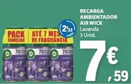 E.Leclerc Recarga ambientador air wick lavanda promoção