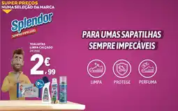 E.Leclerc Splendor toalhitas limpa calçado promoção
