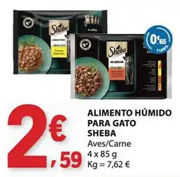 E.Leclerc Alimento húmido para gato sheba aves/carne promoção