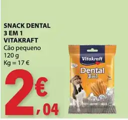 E.Leclerc Snack dental 3 em 1 vitakraft promoção