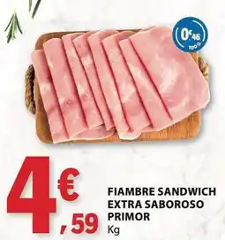 E.Leclerc Fiambre sandwich extra saboroso primor promoção