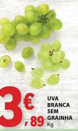 E.Leclerc uva branca sem graina promoção