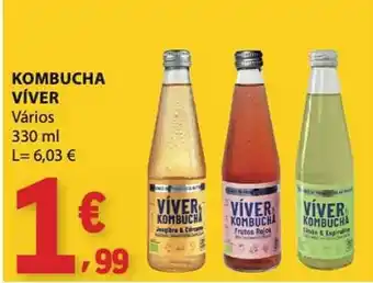 E.Leclerc Víver kombucha promoção