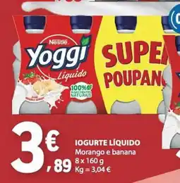 E.Leclerc Yoggi líquido promoção