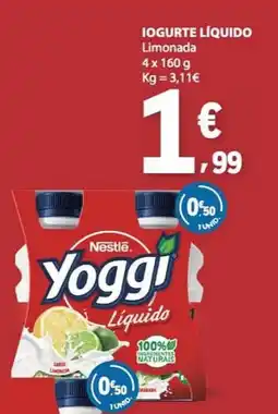 E.Leclerc Yoggi Líquido promoção