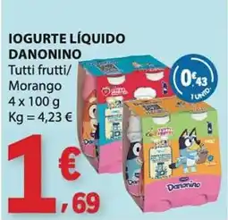 E.Leclerc Iogurte líquido danonino promoção