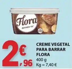 E.Leclerc Creme vegetal para barrar flora promoção