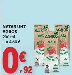 E.Leclerc Natas uht agros promoção
