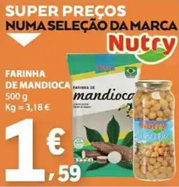 E.Leclerc Farinha de mandioca nutry promoção
