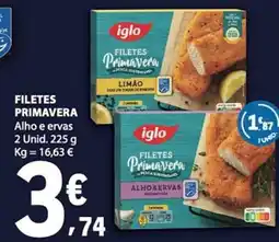 E.Leclerc Filetes primavera alho e ervas promoção