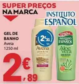 E.Leclerc Gel de banho aveia instituto espanol promoção