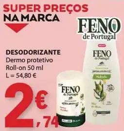 E.Leclerc Desodorizante dermo protetivo roll-on promoção