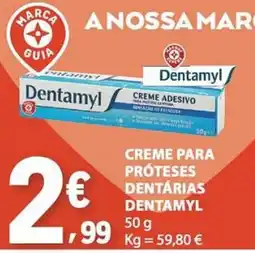 E.Leclerc Creme para próteses dentárias dentamyl promoção