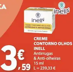 E.Leclerc Creme contorno olhos inell promoção