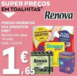 E.Leclerc Pensos higiênicos silk sensation first promoção