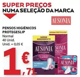 E.Leclerc Pensos higiênicos protegeslip ausonia promoção