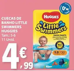 E.Leclerc Cuecas de banho little swimmers huggies promoção