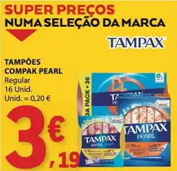 E.Leclerc tampões compak pearl promoção