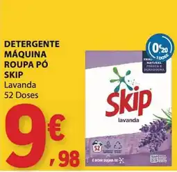 E.Leclerc Detergente máquina roupa pó skip lavanda promoção