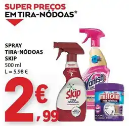 E.Leclerc spray tira-nódoas skip promoção