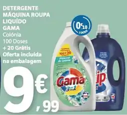 E.Leclerc Detergente máquina roupa líquido gama colônia promoção