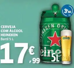 E.Leclerc Cerveja com álcool heineken promoção