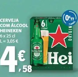 E.Leclerc Cerveja com álcool heineken promoção