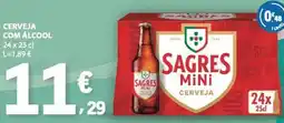 E.Leclerc sagres mini cerveja promoção