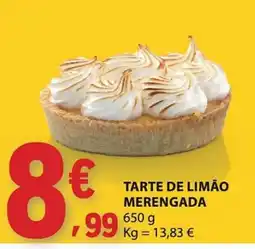 E.Leclerc Tarte de limão merengada promoção
