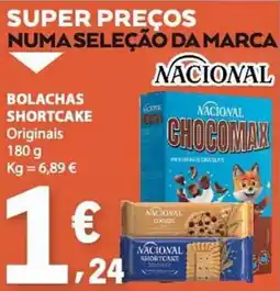 E.Leclerc Bolachas shortcake originais nacional promoção