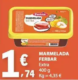 E.Leclerc Marmelada ferbar extra promoção