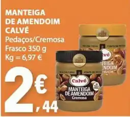 E.Leclerc Manteiga de amendoim calvé promoção