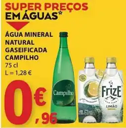 E.Leclerc Água mineral natural gaseificada campilho promoção