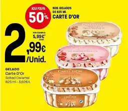 Intermarché Gelado Carte D'Or Salted Caramel promoção