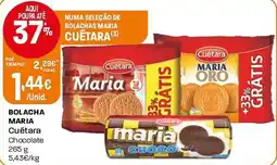 Intermarché Bolacha maria cuétara chocolate promoção
