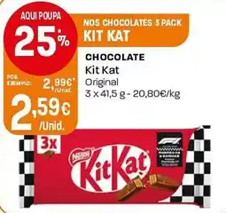 Intermarché Kit Kat chocolate promoção