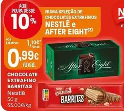 Intermarché Chocolate extrafino barritas nestlé promoção