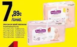Intermarché Fralda de bebê premium pommette promoção