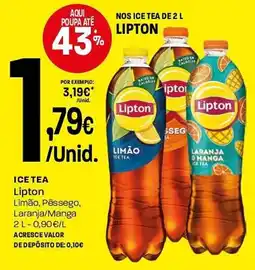 Intermarché Lipton ice tea promoção