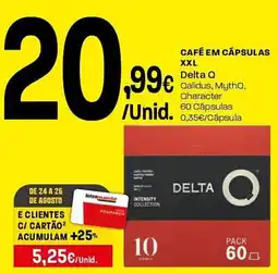 Intermarché Café em cápsulas delta q promoção
