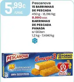 Intermarché Pescanova 15 barrinhas de pescada panada promoção