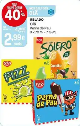 Intermarché Gelado Olá Perna de Pau promoção