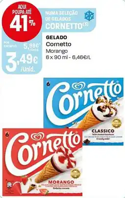 Intermarché Cornetto Morango promoção